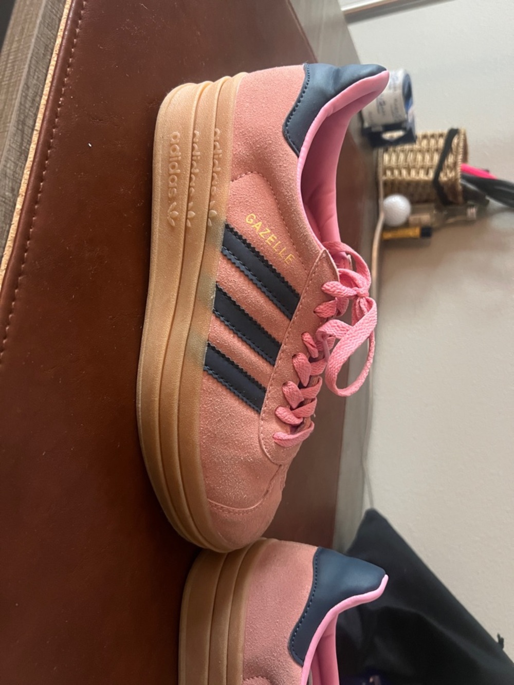 adidas women’s Gazelle Bold 'Pink Glow Gum
